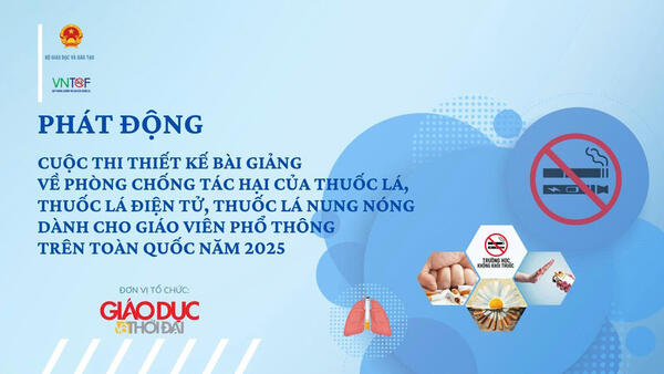 V/v phát động, hưởng ứng cuộc thi thiết kế bài giảng về phòng chống tác hại thuốc lá năm 2025